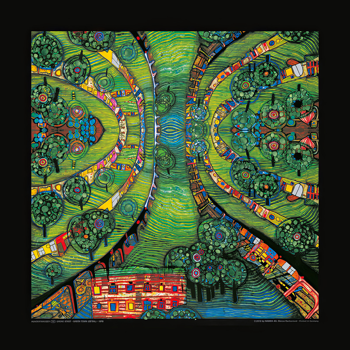 Den grønne by (bearbejdelse) af Friedensreich Hundertwasser