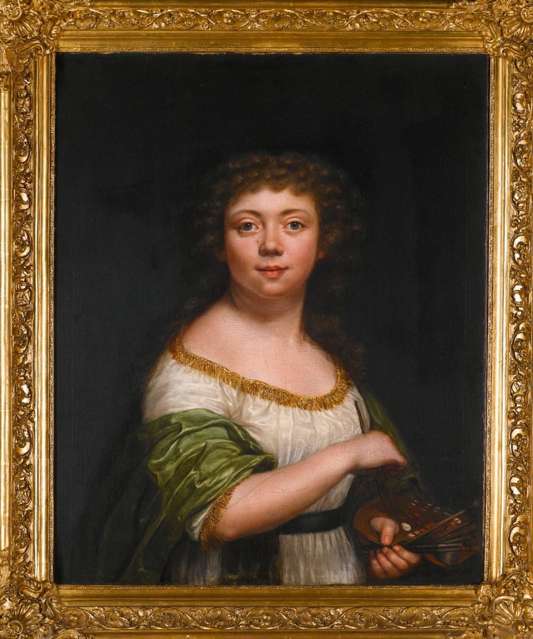 "Selvportræt, enogtyve år" af Lisiewska, Friederike Julie (1772-1856) af Friederike Julie Lisiewska