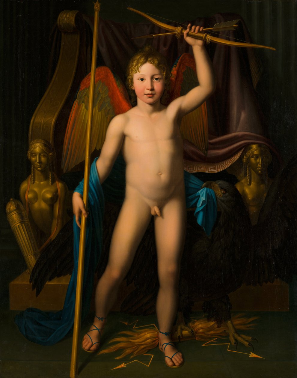Amor triumferende af Johann Friedrich Bury