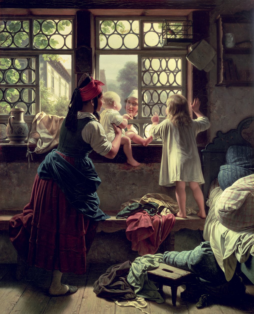 Godmorgen, kære far af Friedrich Edouard Meyerheim