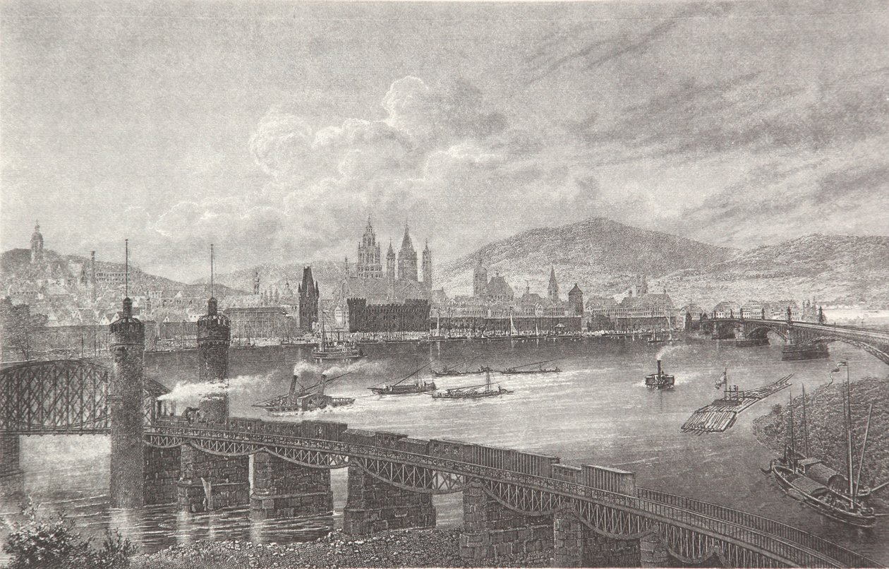 Mainz af Pierre Joseph Redouté