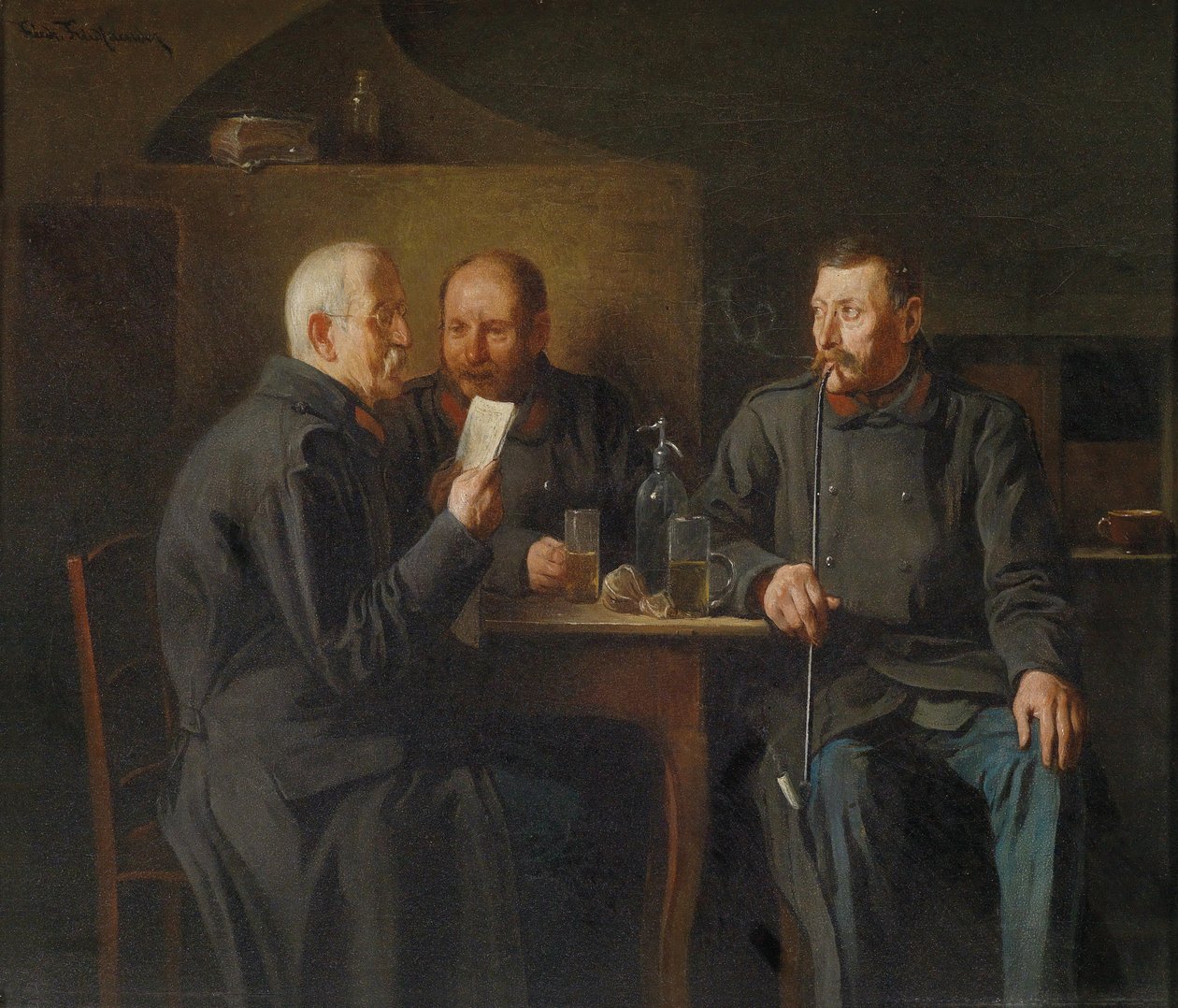 Taler med veteraner af Friedrich Friedlander