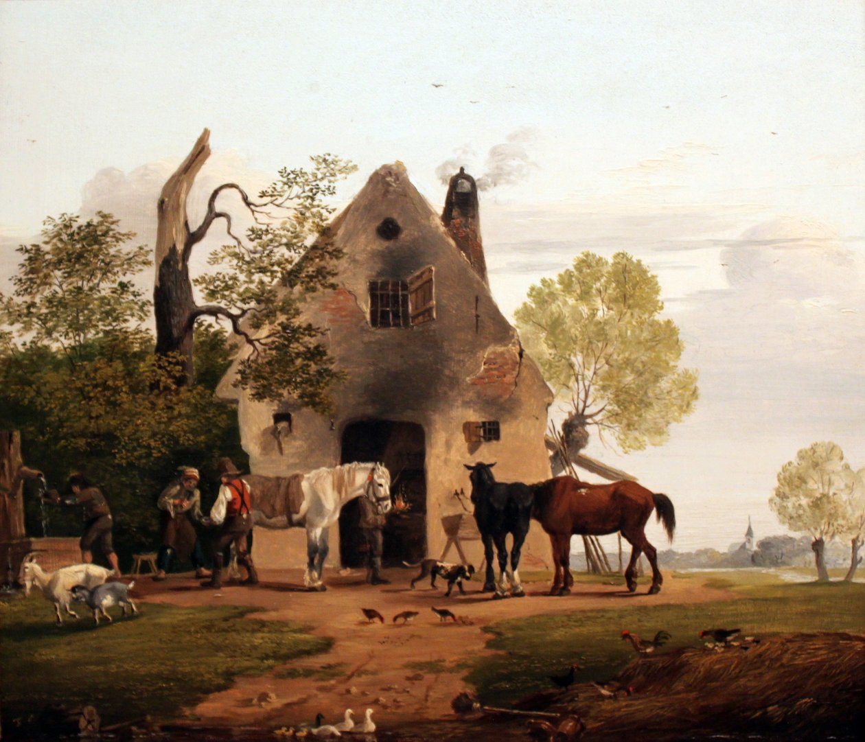 Ved smedjen af Friedrich Gauermann