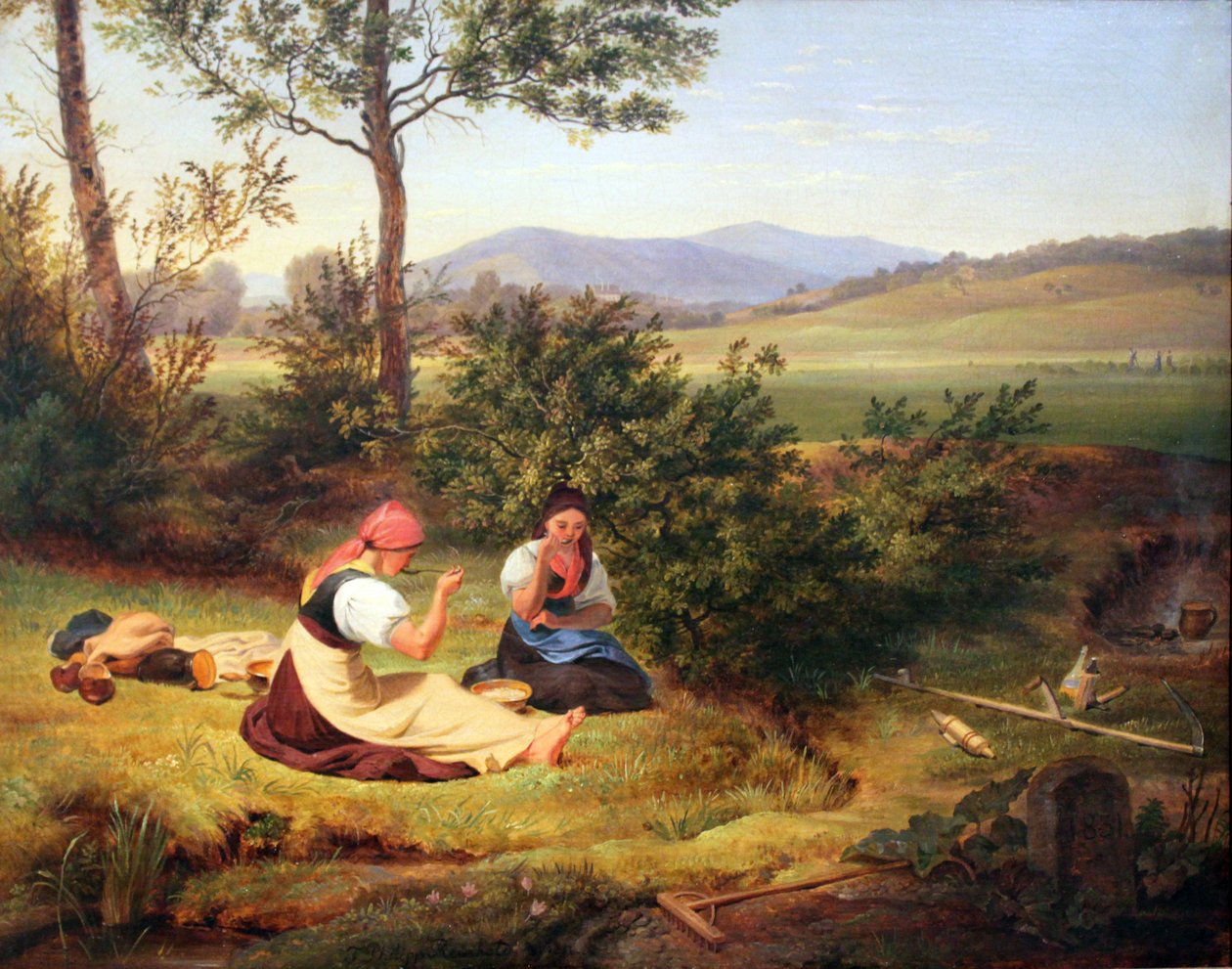 Frokost (Salzburg landskab) af Friedrich Philipp Reinhold
