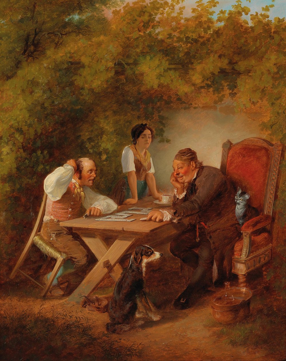 Domino spillere af Friedrich Ludwig Christian Sturm