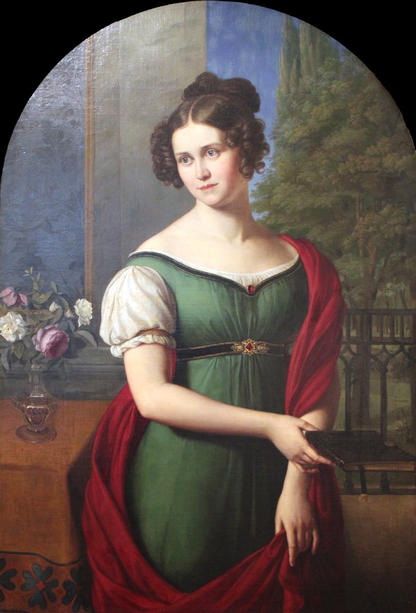 Portræt af Lili Parthey af Friedrich Wilhelm von Schadow