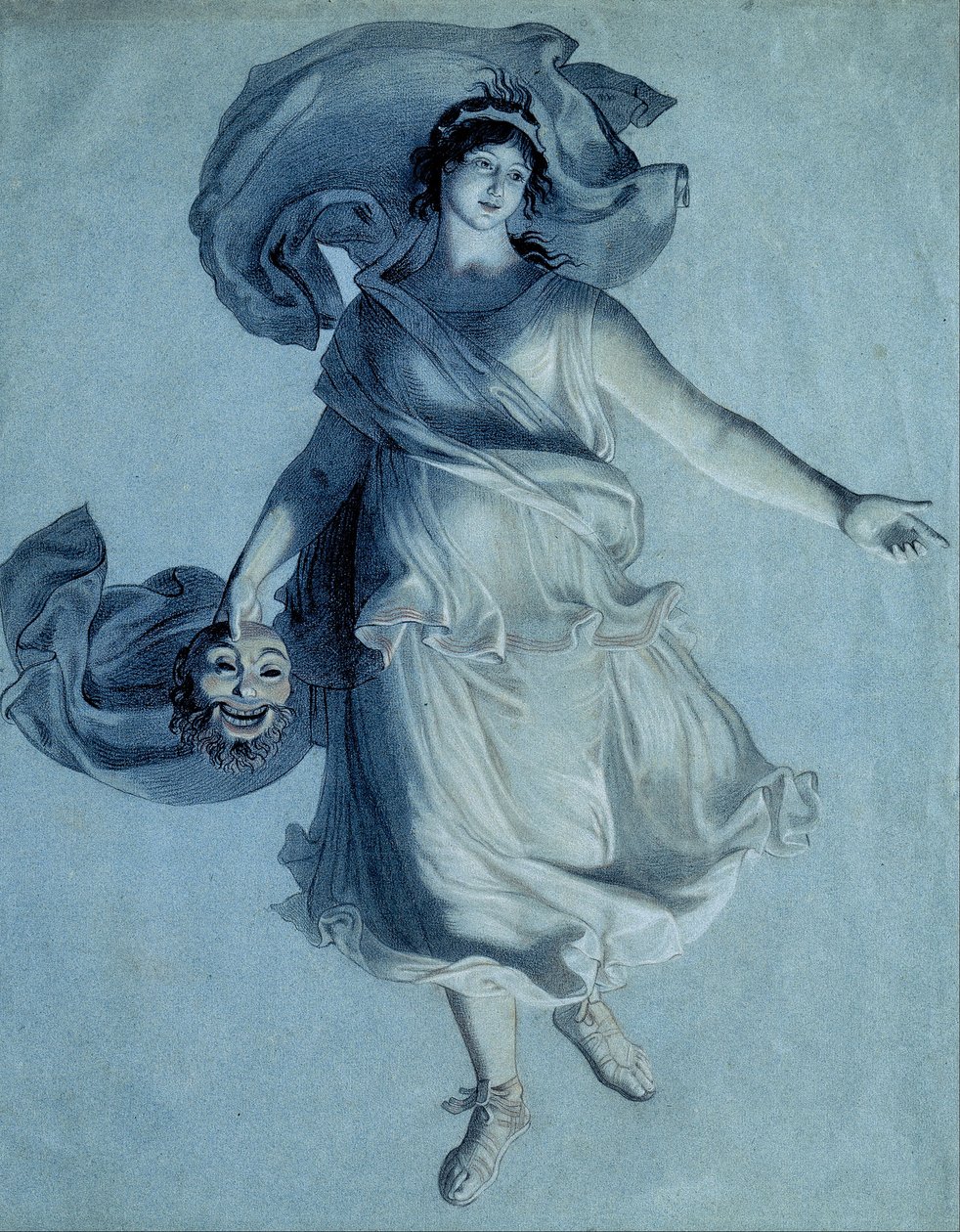 Den dramatiske mus af Friedrich Wilhelm von Schadow