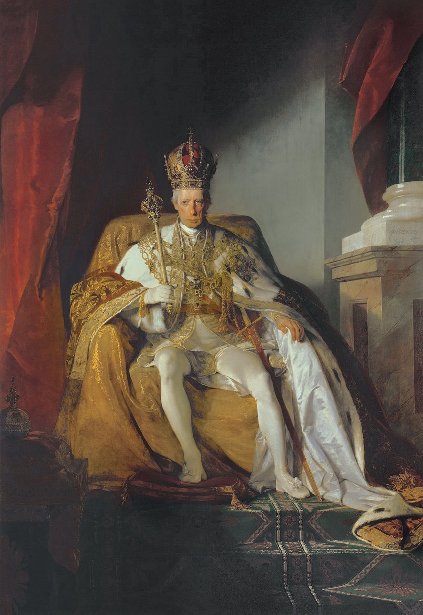 Kejser Frans II af Østrig (1768-1835) 1832 af Friedrich von Amerling