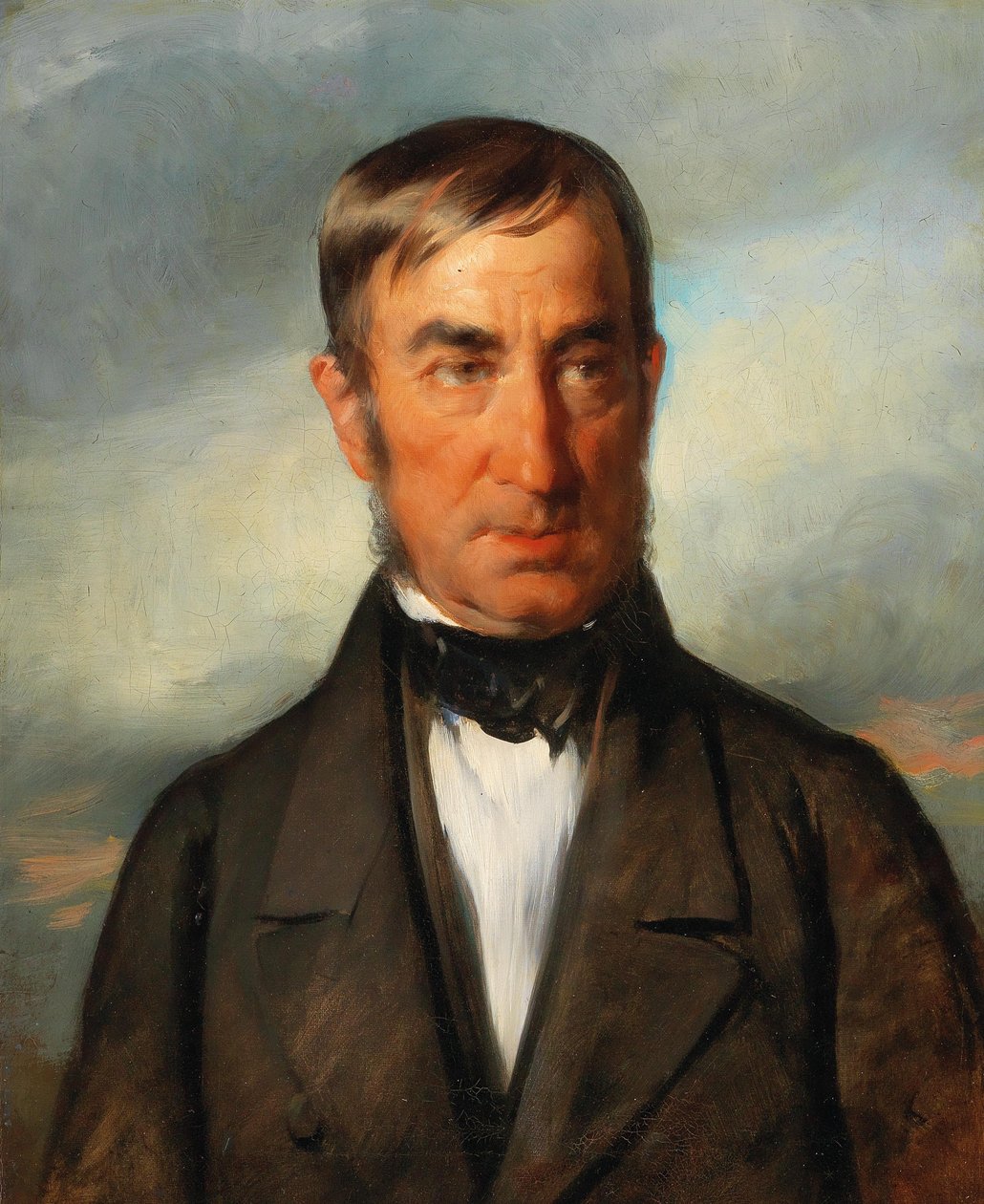 Portræt af murværksindehaveren Joseph Lager af Friedrich von Amerling