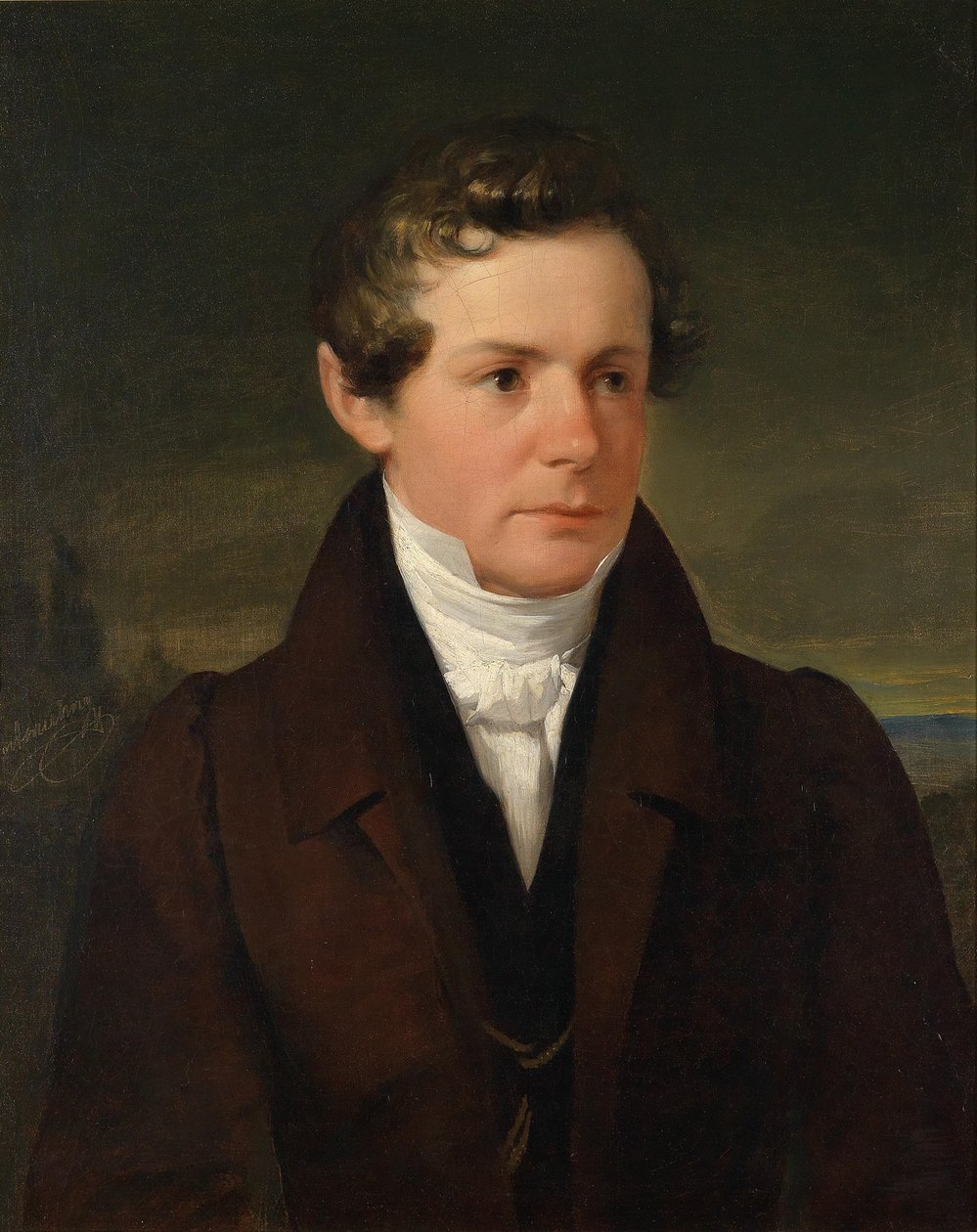 Portræt af universitetsprofessoren Dr. Stephan Schroff af Friedrich von Amerling