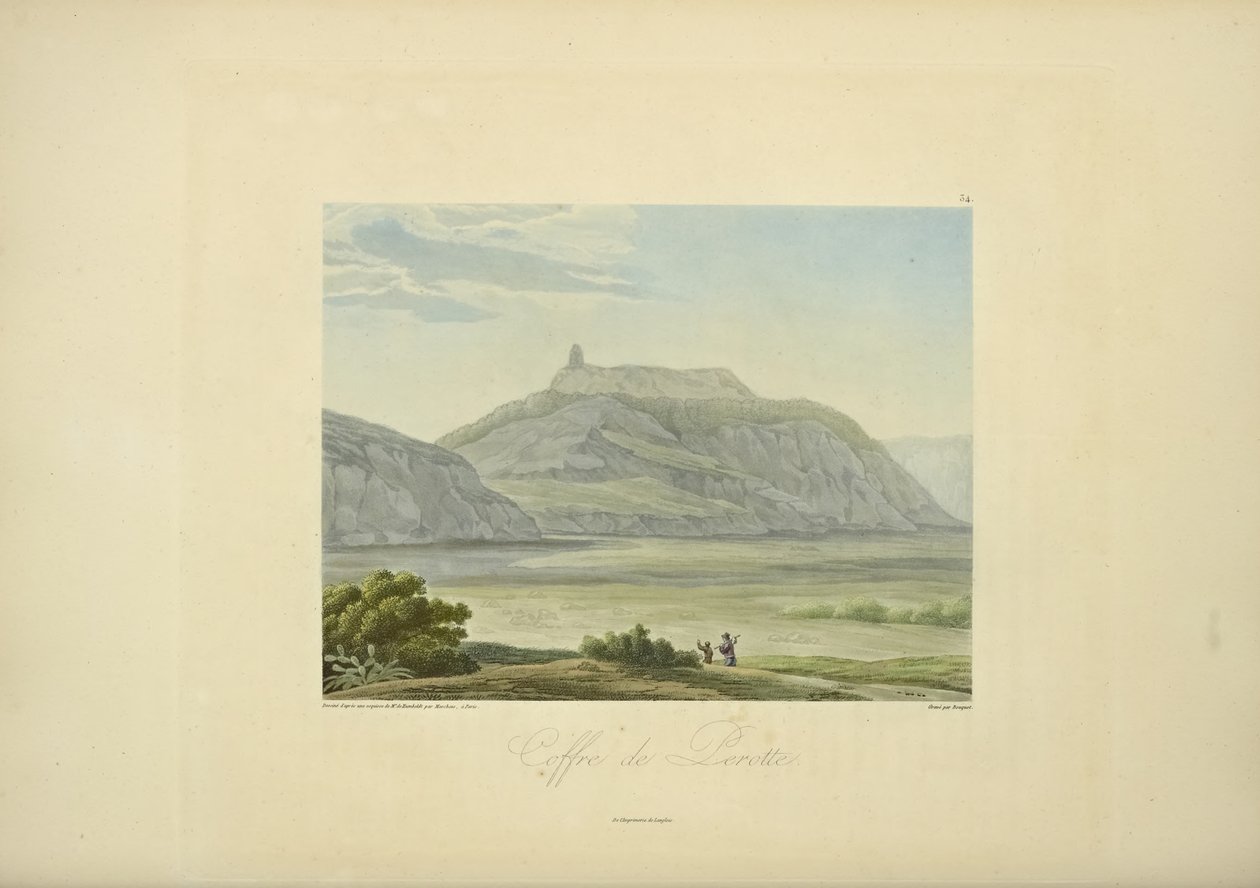 Chest of Perotte, tegnet af Marchais, graveret af Bouquet, illustration fra 
