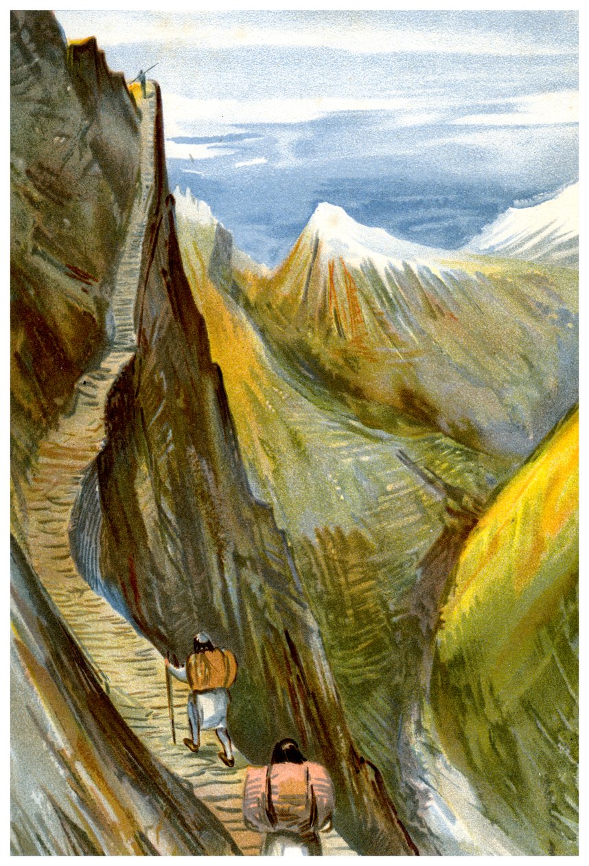 Nerpani-banen, Tibet, 1898. af Friedrich Arnold Brockhaus