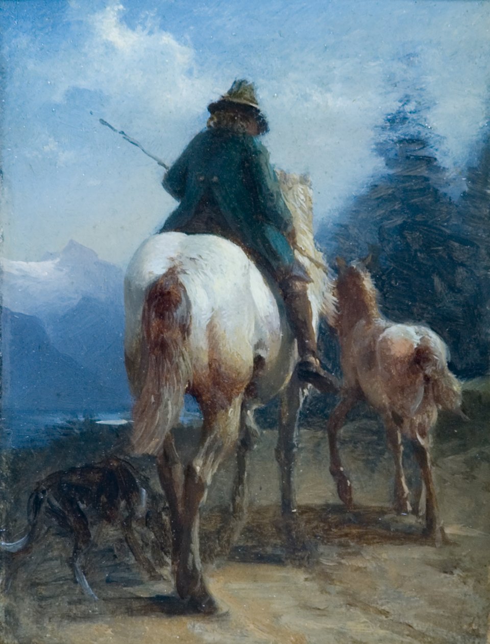 hjemkomsten af Friedrich August Mathias Gauermann
