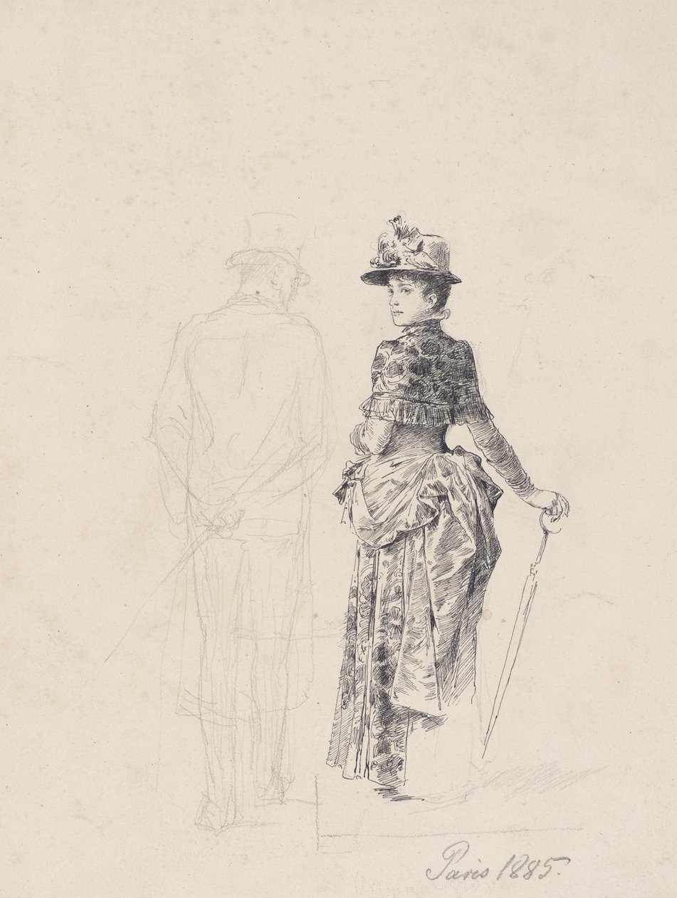 Paris 1885 af Friedrich August von Kaulbach