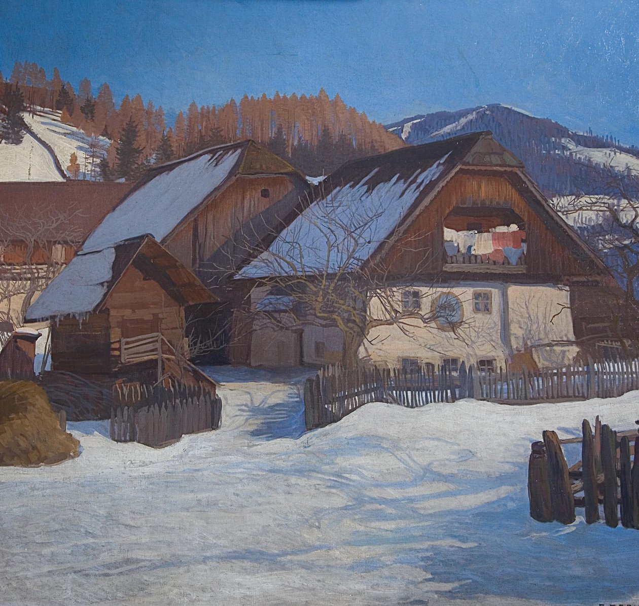 Bondegård af Friedrich Beck