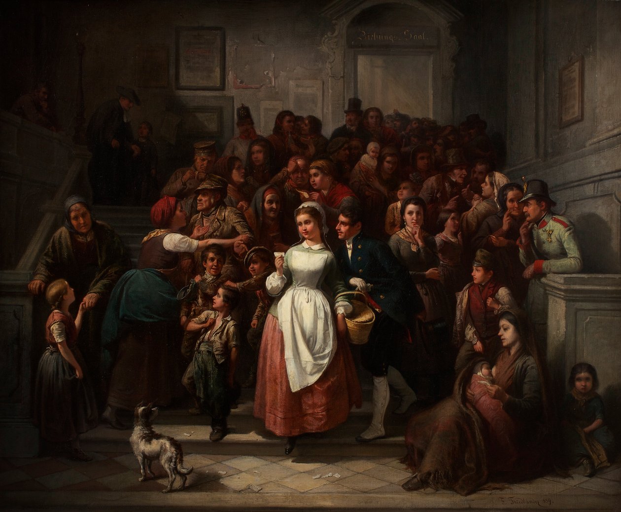 Efter lodtrækningen af Friedrich Friedländer Ritter von Malheim