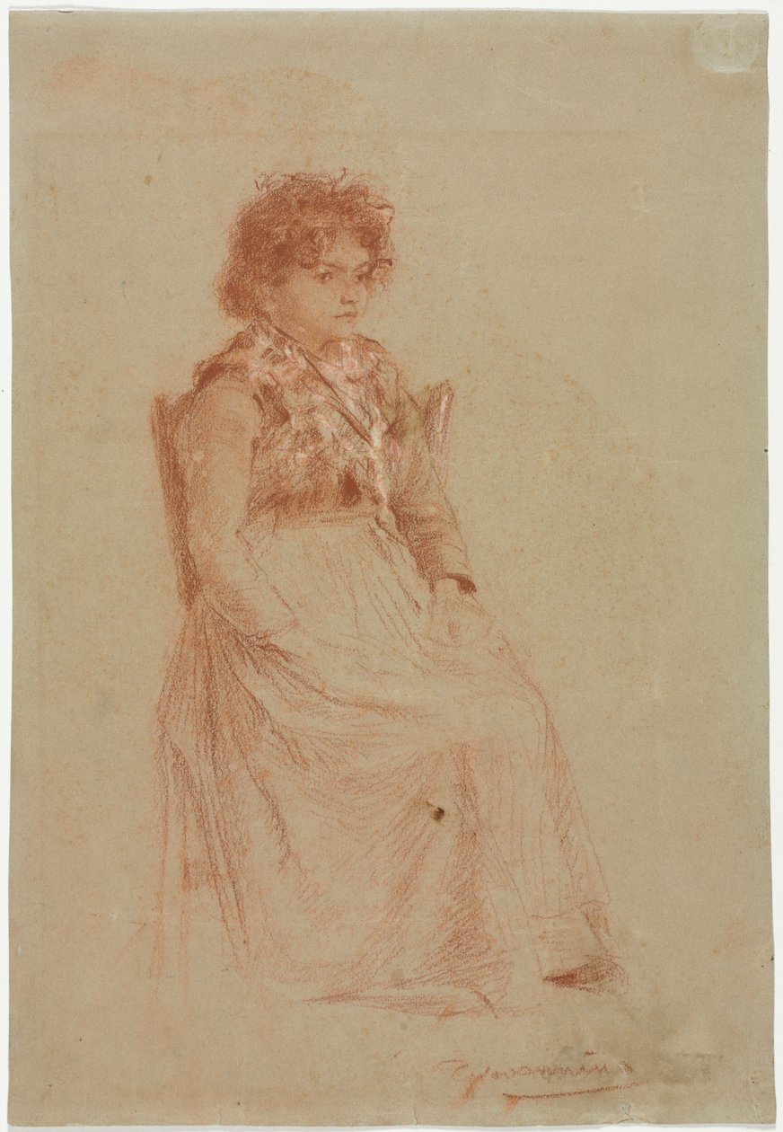Bondekvinde. af Friedrich Gauermann
