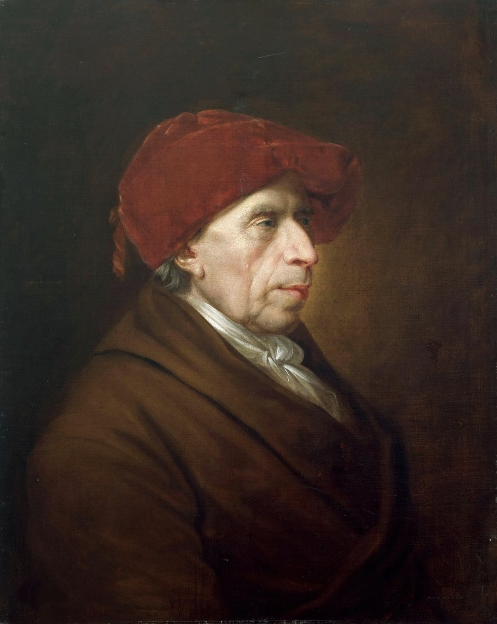 Portræt af David Friedlander 1750-1834, c.1815. af Friedrich Georg Weitsch