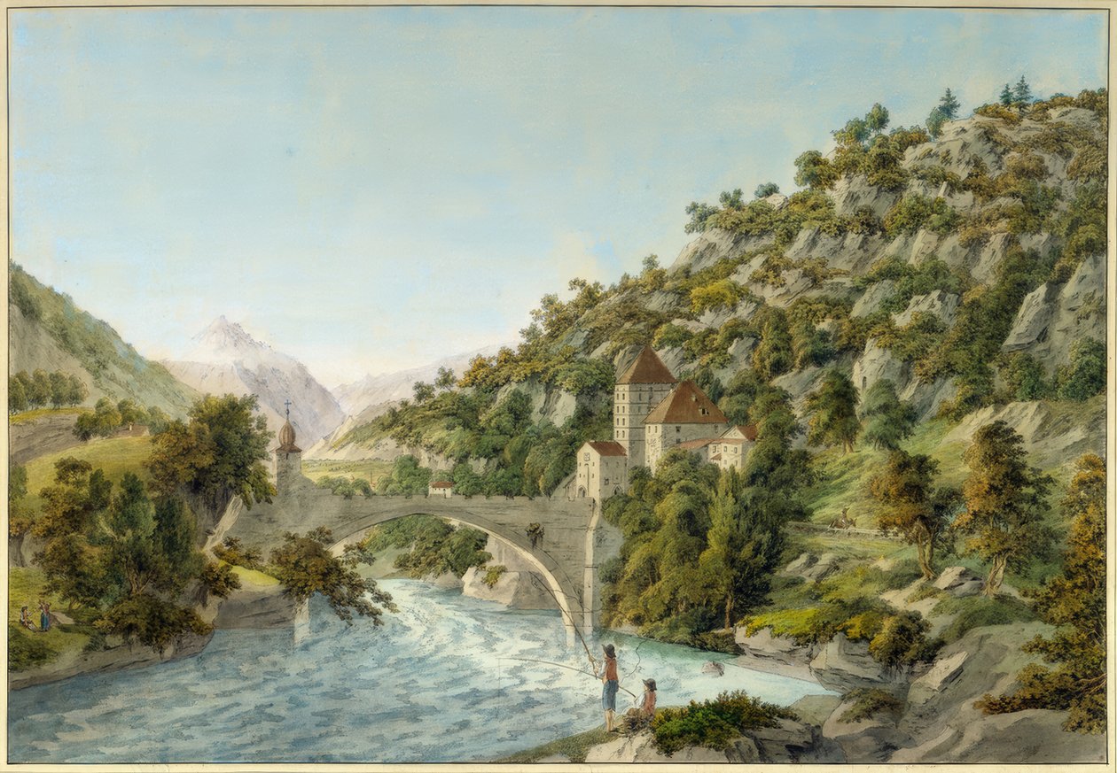 Saint-Maurice-broen af Friedrich Georg Wexelberg