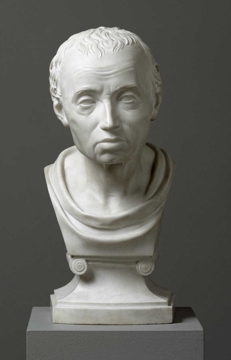 Portræt af Emmanuel Kant (1724-1804), 1801 (marmor) af Friedrich Hagemann