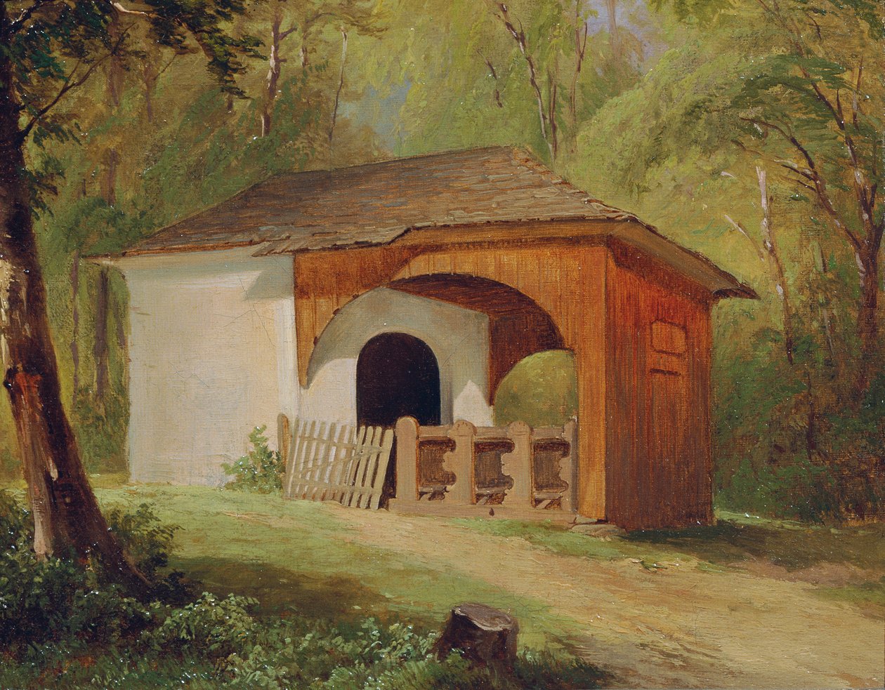 Waldkapelle af Friedrich Hasslwander