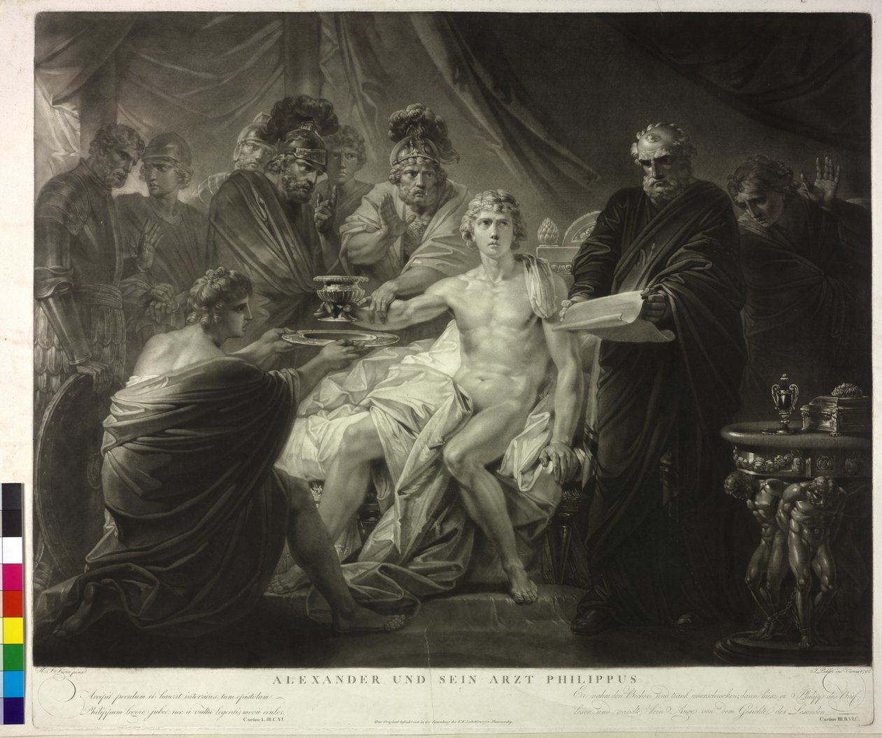 Alexander den Store og hans læge Philip af Friedrich Heinrich Fuger