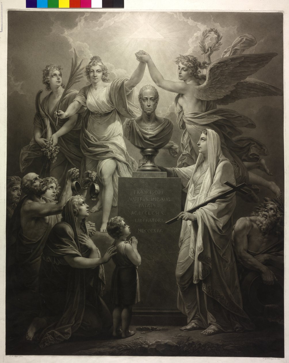 Apoteose af kejser Franz II - Fredens velsignelse af Friedrich Heinrich Fuger