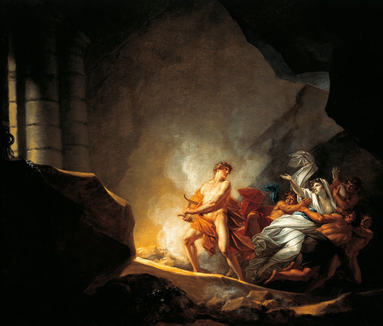 Østrig, Salzburg, Orpheus og Eurydice i Hades af Friedrich Heinrich Fuger