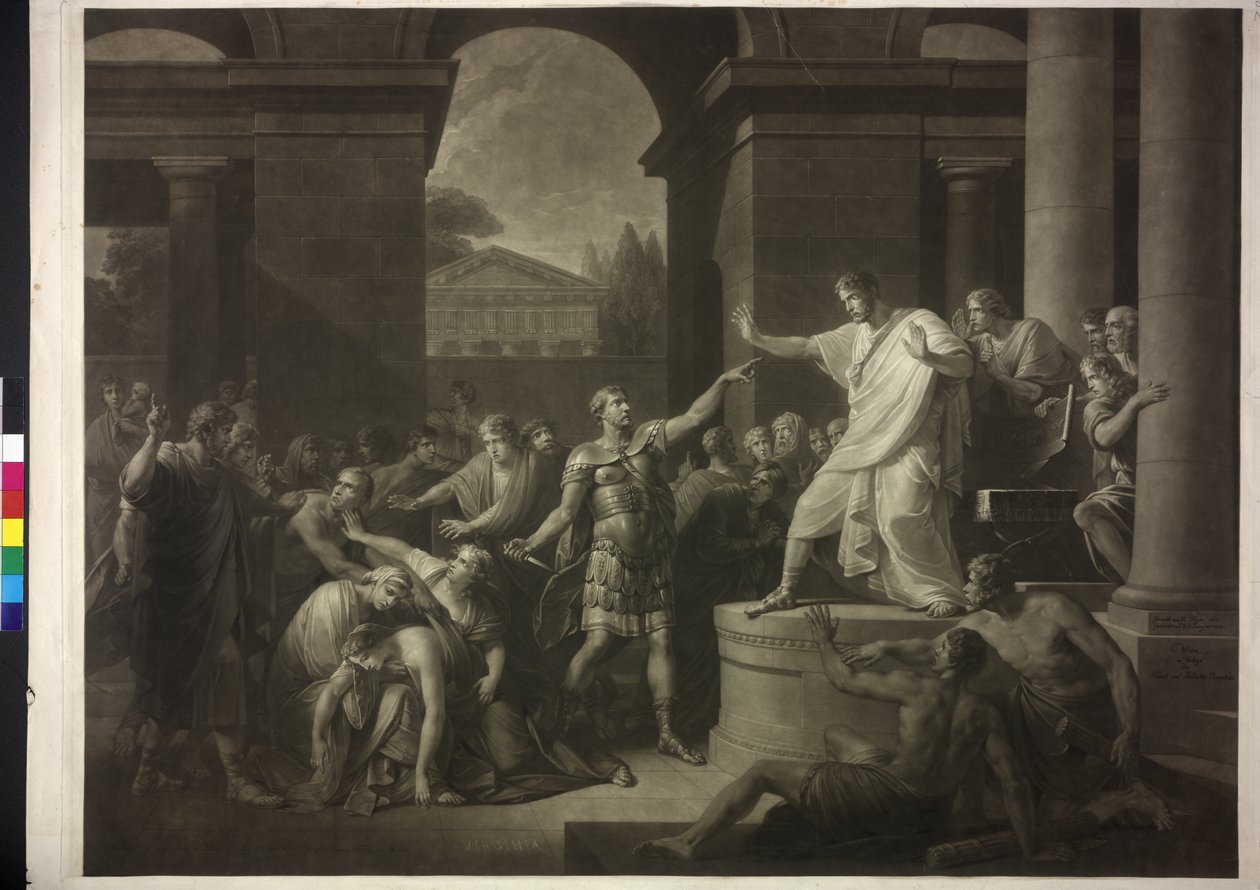 Virginias død af Friedrich Heinrich Fuger