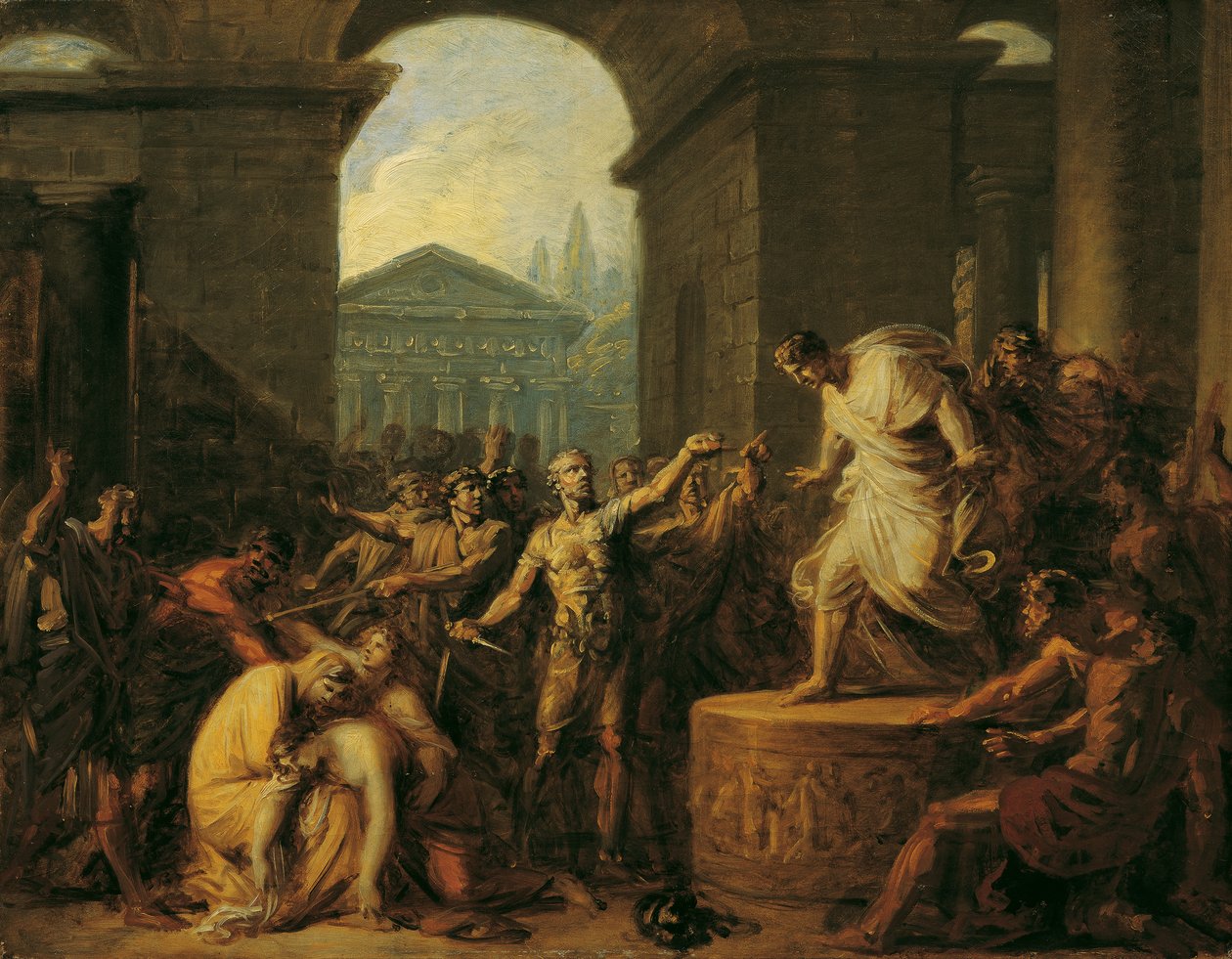 Virginias død af Friedrich Heinrich Fuger