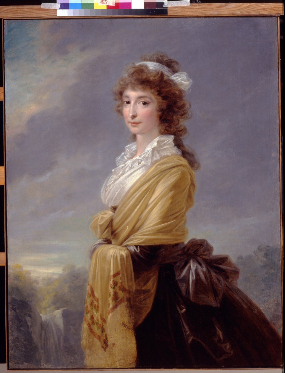 Portræt af Comtesse Elisabeth von Thun Hohenstein (1764-1806) - Maleri af Heinrich Friedrich Fueger (1751-1818), huile sur toile af Friedrich Heinrich Fuger