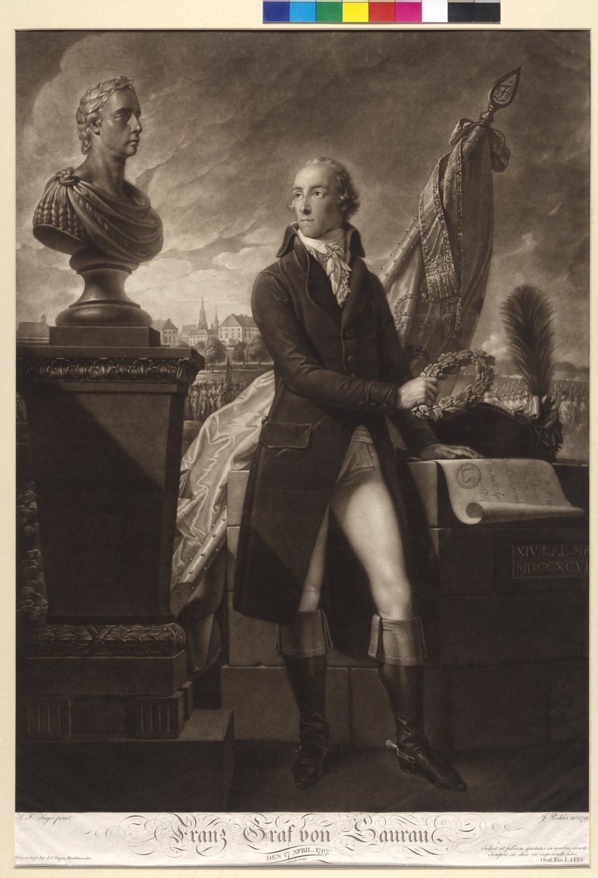Den 17. april Franz greve von Saurau af Friedrich Heinrich Fuger