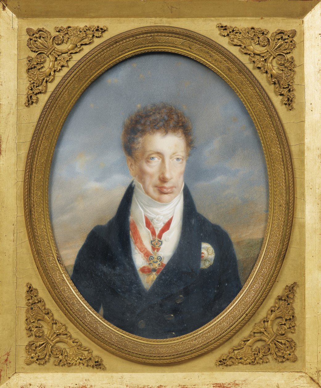 Ærkehertug Karl af Østrig 1771-1847, hertug af Teschen, ca. 1823 af Friedrich Johan Gottlieb Lieder