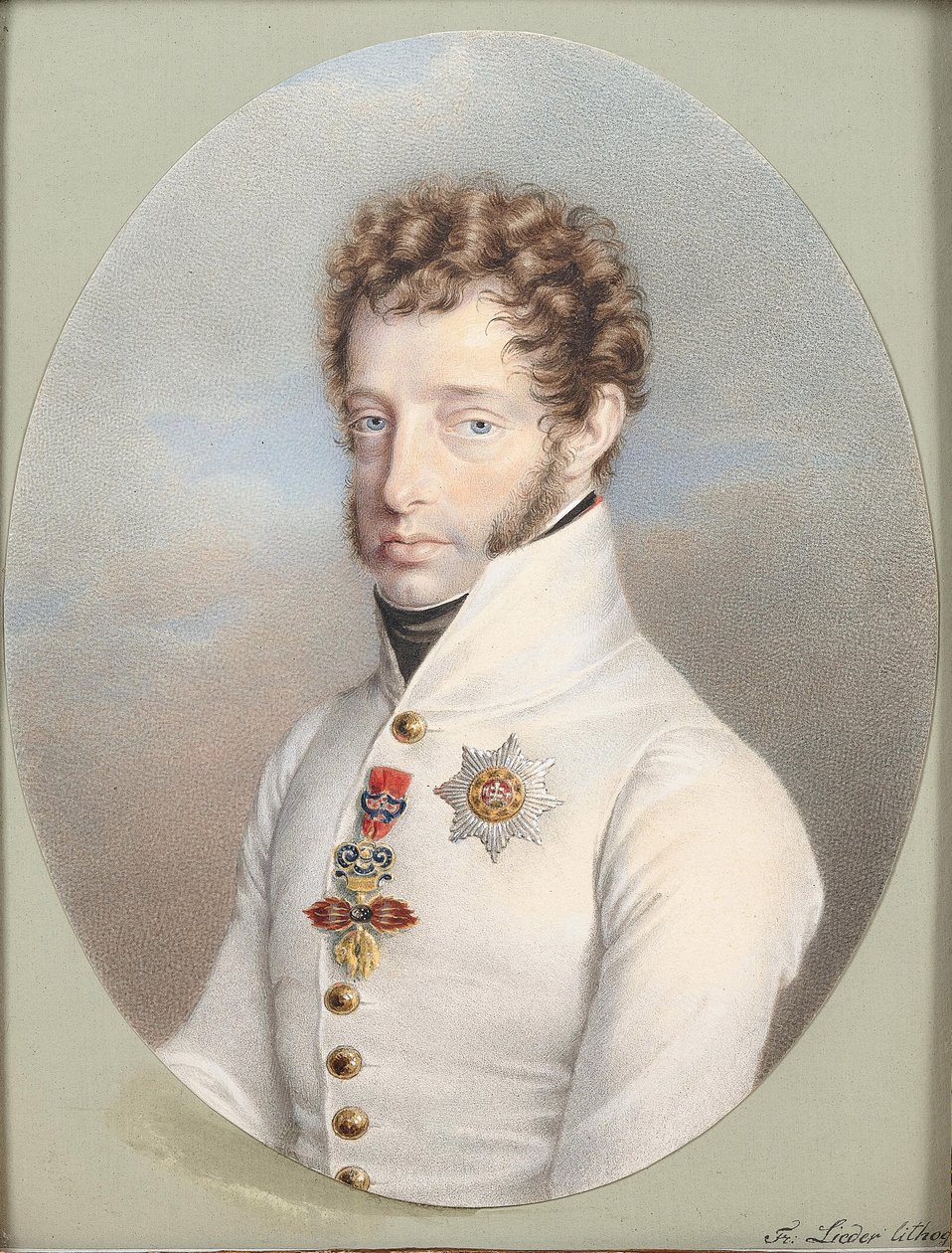 Ærkehertug Ludvig af Østrig 1784-1864. af Friedrich Johan Gottlieb Lieder