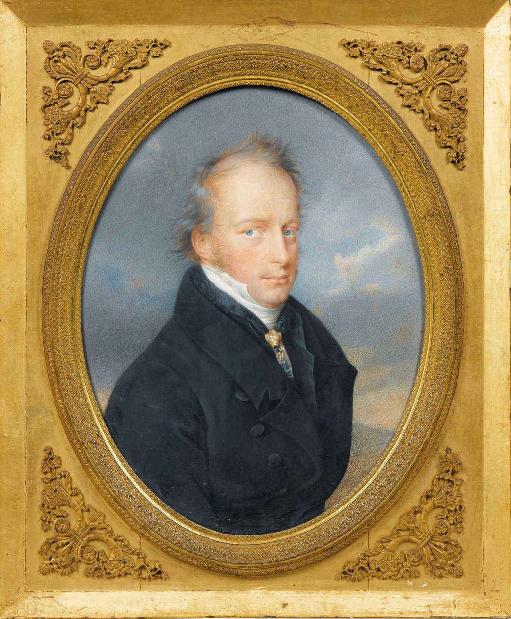 Antoine Victor de Habsburg Lorraine, ærkehertug af Østrig, prins af Ungarn, de Boheme - Ærkehertug Anton Victor af Østrig (1779-1835), Vicekonge af Lombardiet-Venetien af ​​Lieder, Friedrich Johan Gottlieb (1780-1859), - Akvarel, Gouache på pap, 21,2x af Friedrich Johann Gottlieb Lieder