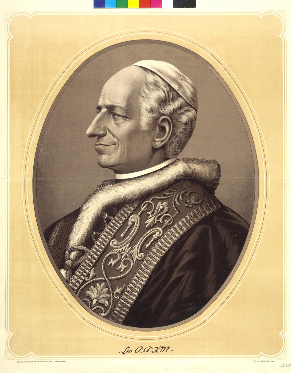 Pave Leo XIII af Friedrich Kaiser