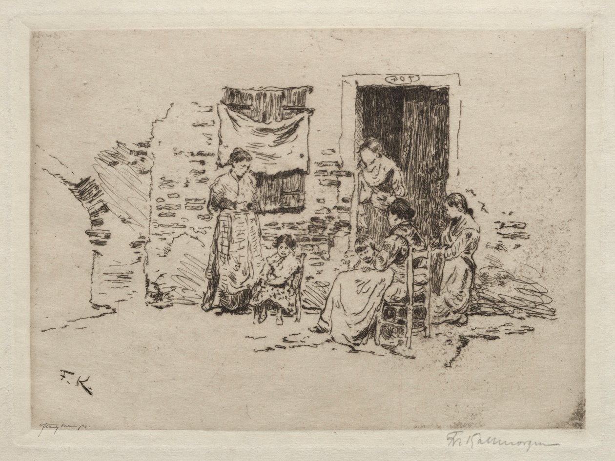 Chioggia. af Friedrich Kallmorgan