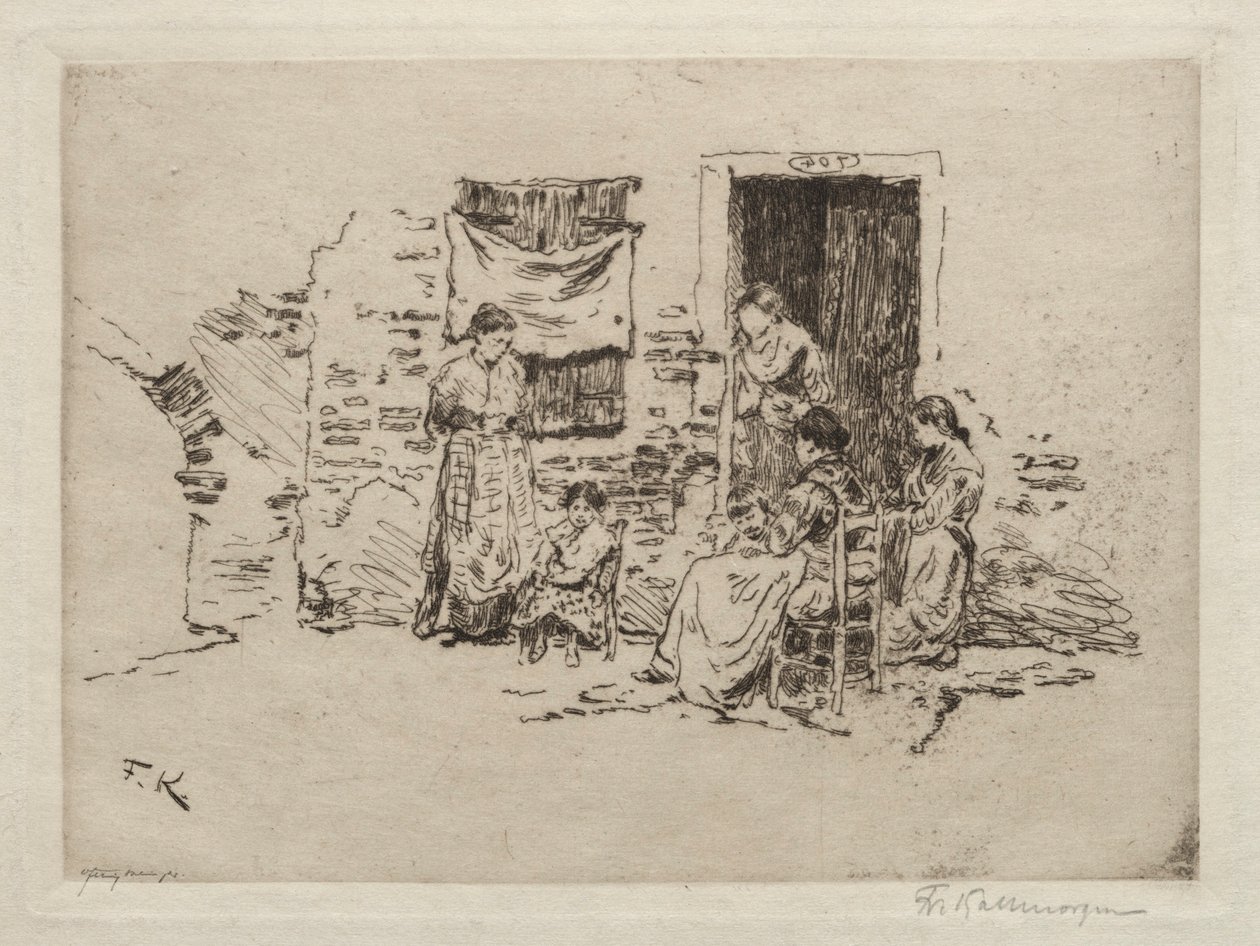 Chioggia af Friedrich Kallmorgan