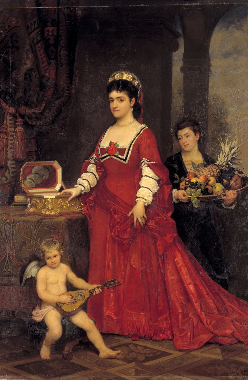 Adelina Patti af Friedrich Karl Steinhardt