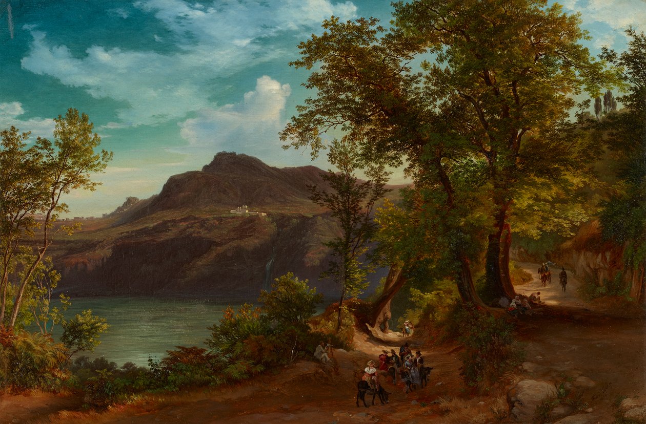 Monte Cavo bei Albano af Friedrich Loos