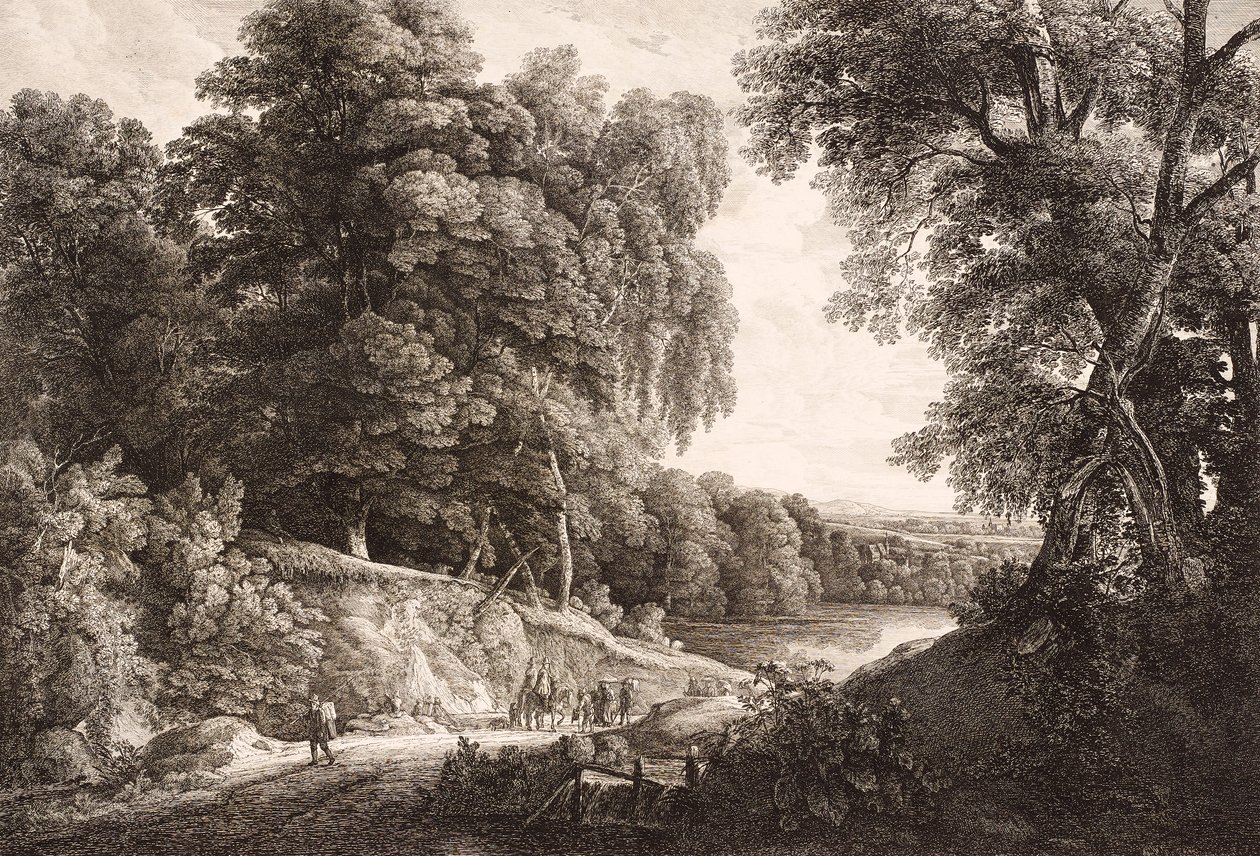 skovlandskab af Friedrich Loos