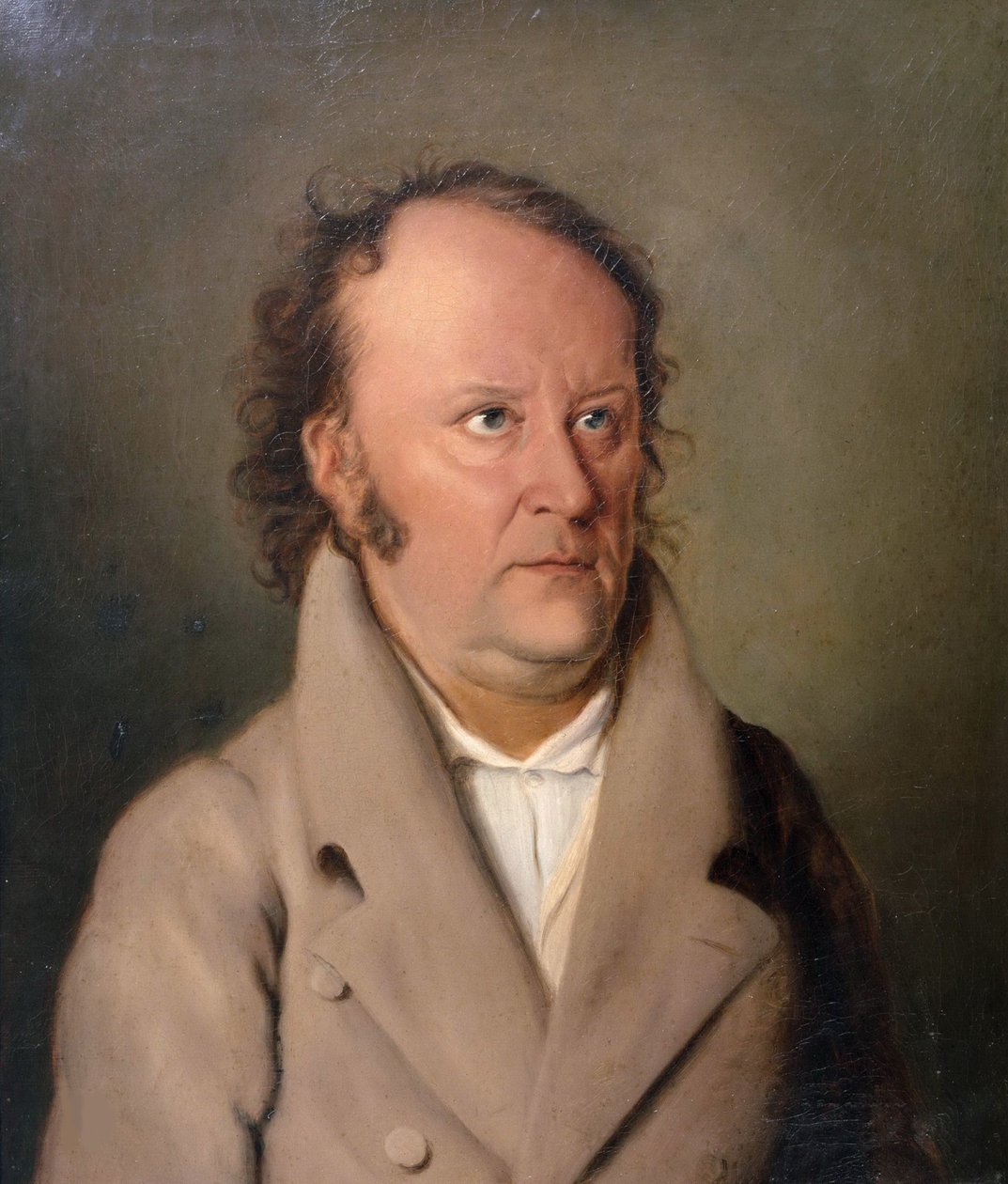 Portræt af forfatteren Jean Paul 1763-1825, 1810. af Friedrich Meier