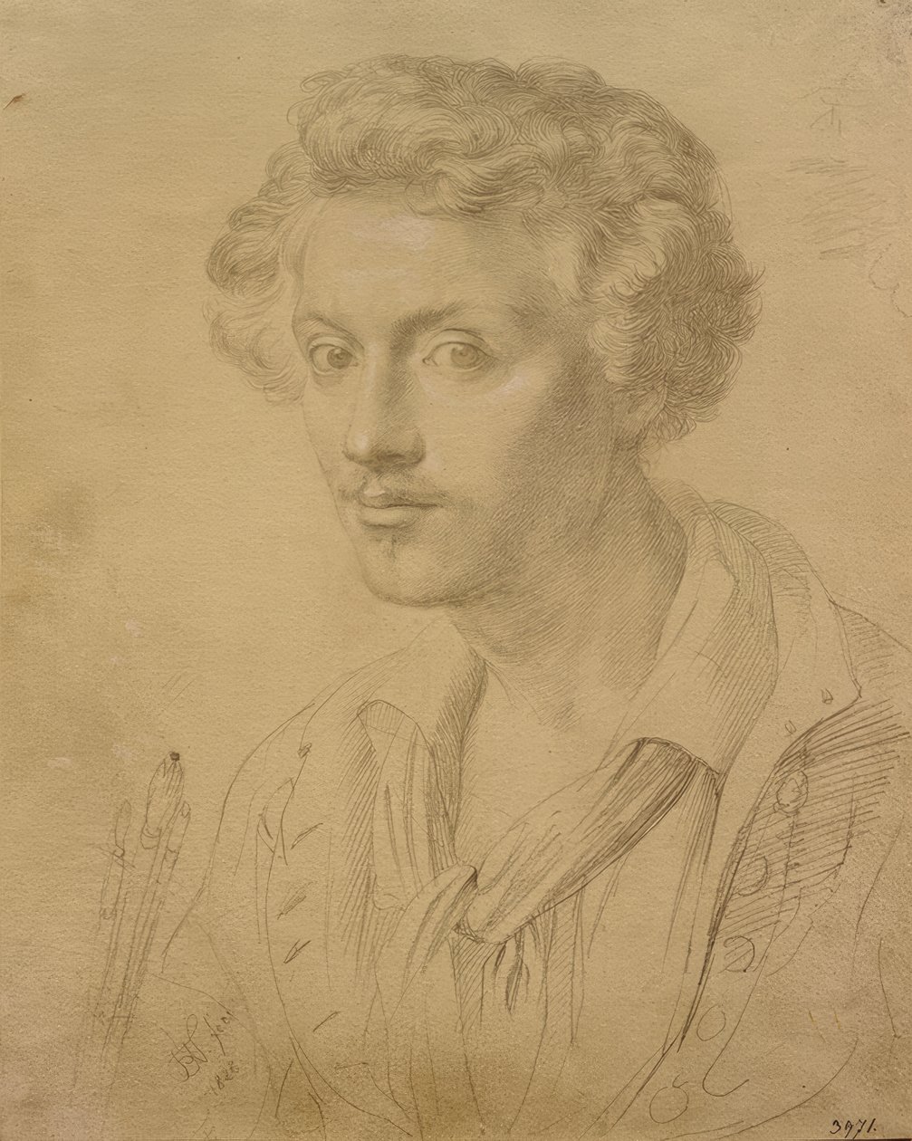 Friedrich Nerly (Selbstbildnis) af Friedrich Nerly