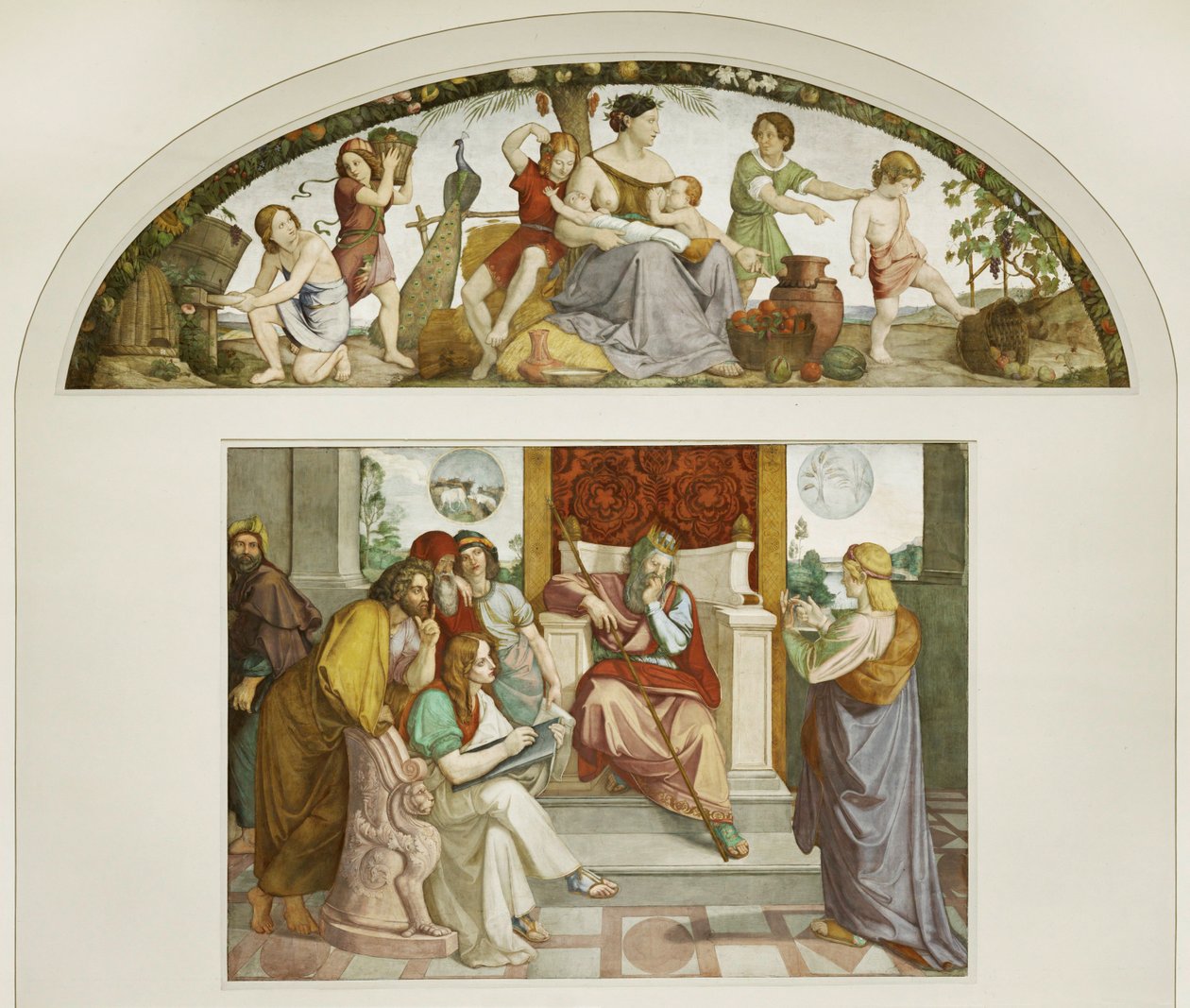 Josef af Egypten foran Farao af Friedrich Overbeck