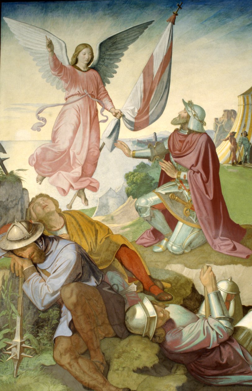 Visionen om Godfrey af Bouillon af Friedrich Overbeck