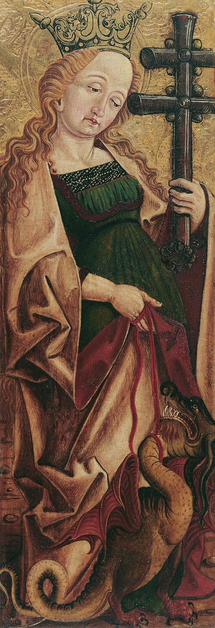 St. Margaret (indvendig) og St. Panthaleon (udenfor) af Friedrich Pacher (Umkreis)