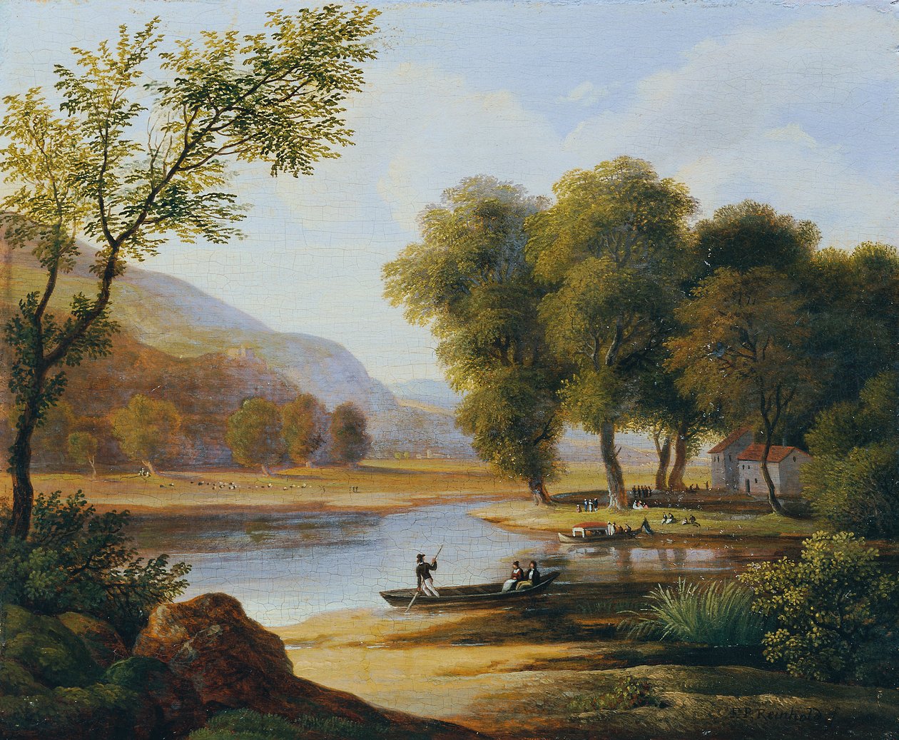 Pram i landskabet af Friedrich Philipp Reinhold