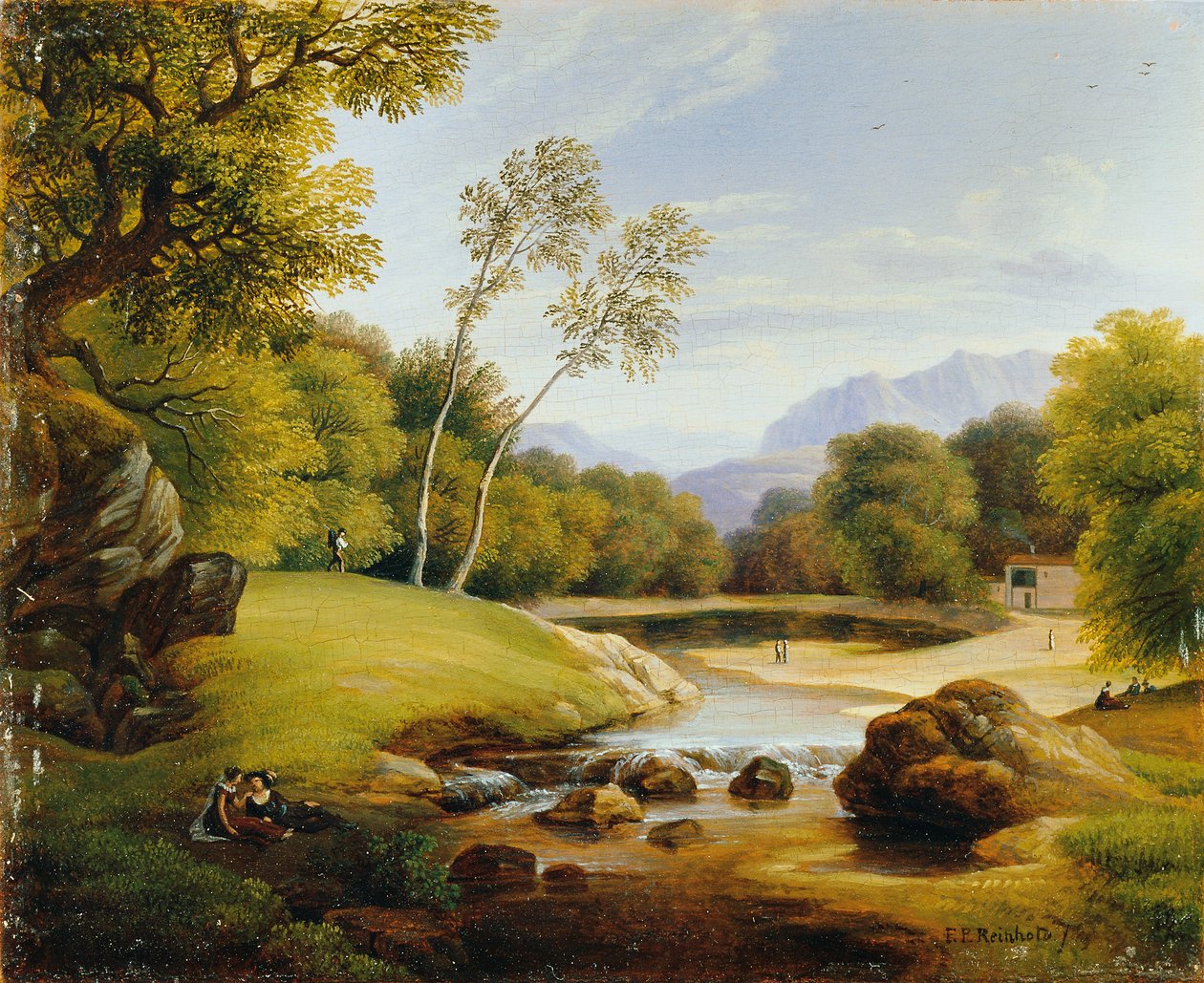 par i landskab af Friedrich Philipp Reinhold