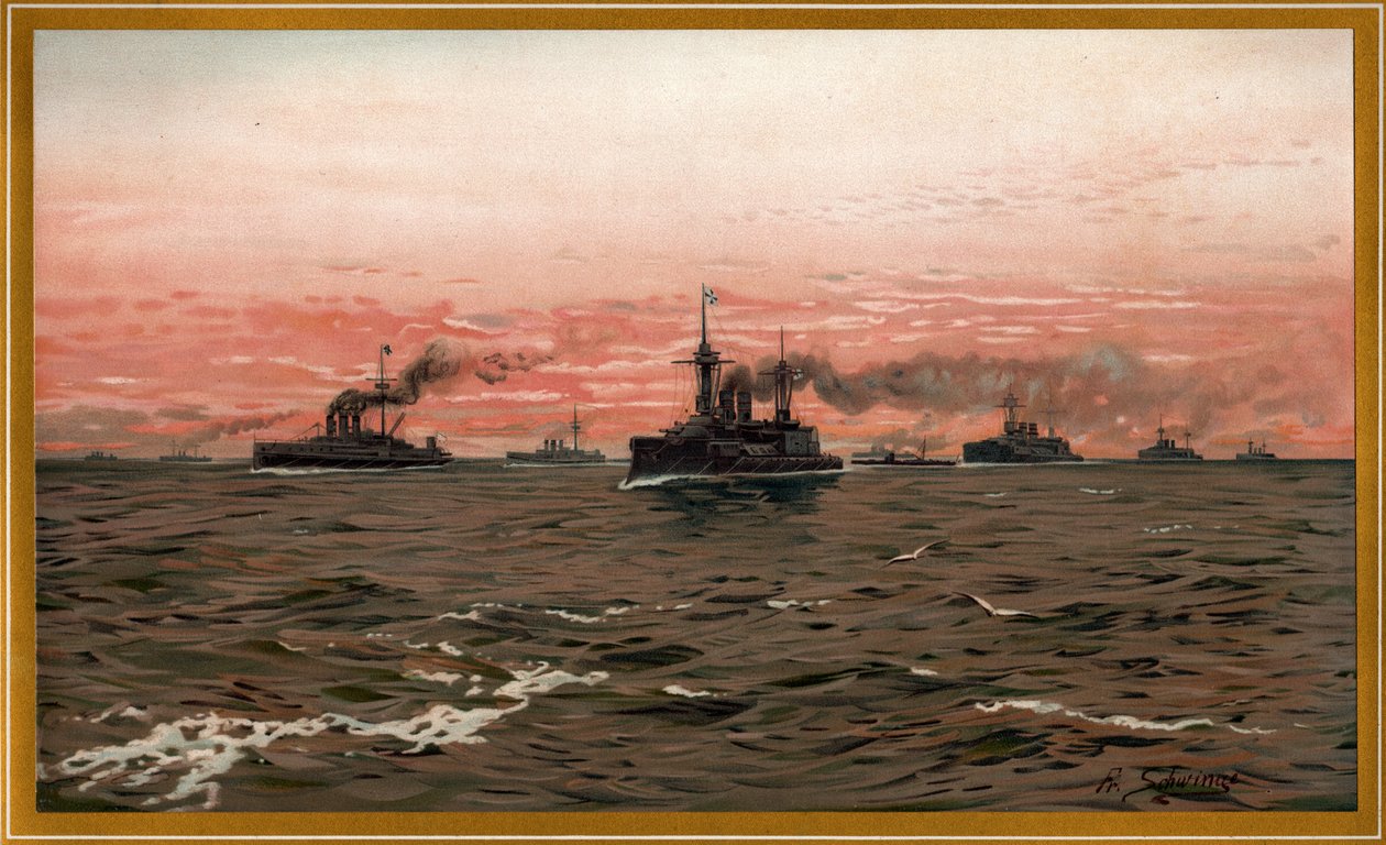 Ophavsmanden døde i 1913, så dette værk er offentlig ejendom i dets oprindelsesland og andre lande og områder, hvor ophavsrettens varighed er forfatterens levetid plus 100 år eller derunder. Du skal også inkludere et amerikansk offentligt domæne-tag for at af Friedrich Schwinge