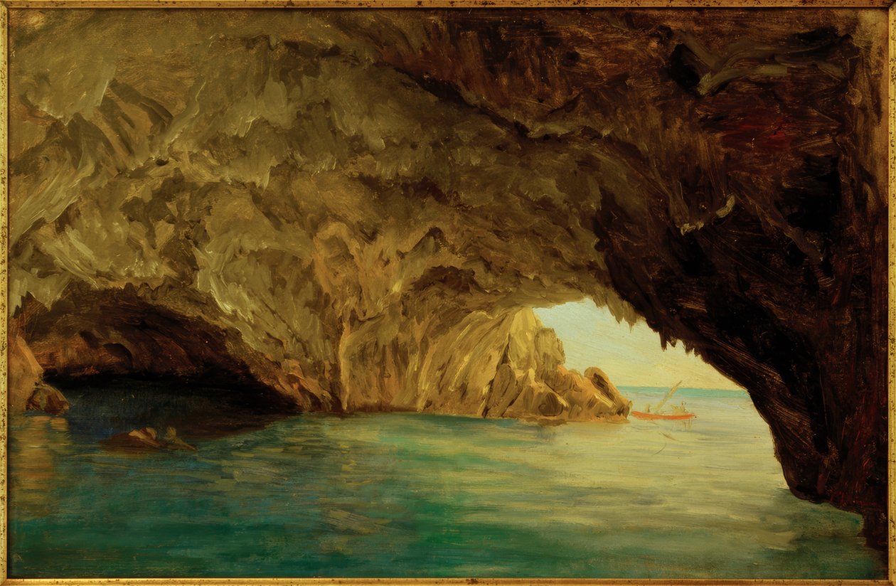 F.Thöming, grotte på Capri af Friedrich Thöming